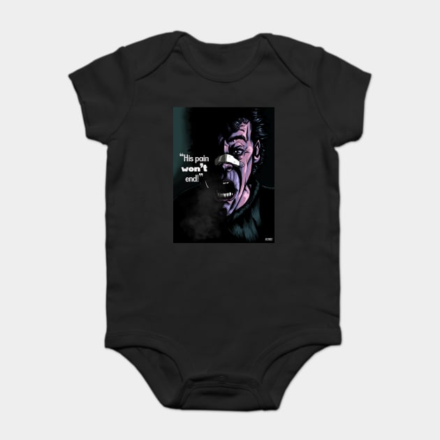 The Exorcist lll “Inside With Us” Gemini Killer portrait (digital) Baby Bodysuit by StagArtStudios